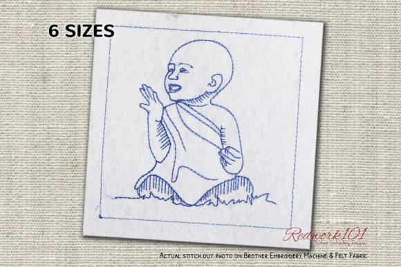 Cute Buddhist Kid Design
