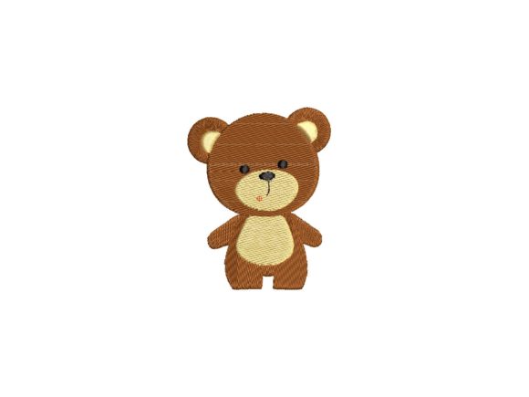 Little Bear Embroidery Design