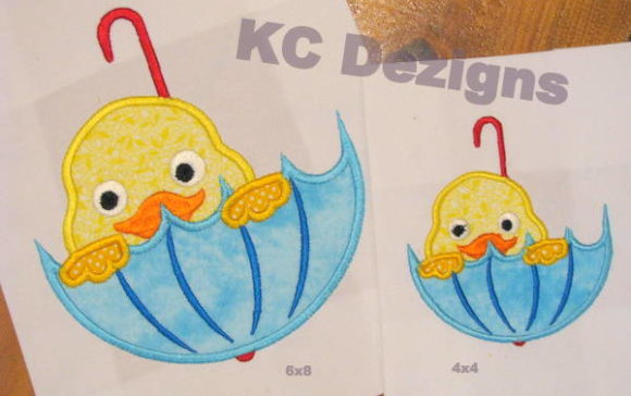 Puddle Duck Embroidery Design