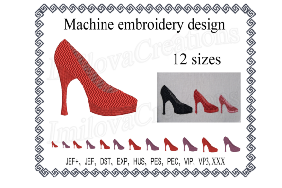 Shoe Design for Embroidery